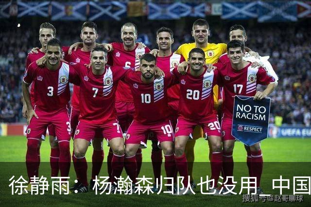 徐静雨：杨瀚森归队也没用 中国男篮跟日本已完全不是一个等级